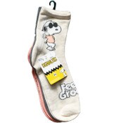 Wholesale - 3pk WOMEN PEANUTS RIGHT ON SHORTIE CREW SOCKS SIZE 9-11 C/P 60, UPC: 193159383589